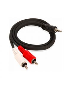 Okahama Cable 3.5Mm 2Rca | Negro