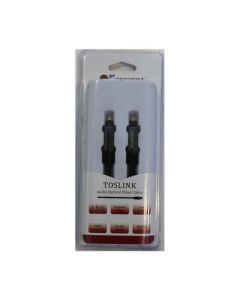 Okahama |Cable Toslink Opticalfiber 15Ft | Negro