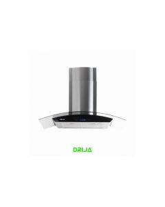 Drija | Extractor De Grasa Campana | 90Cm | Vidrio Templado | 2 Bombillos Led | Panel Touch | Acero