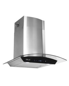 Drija | Extractor De Grasa Campaña | 60Cm | 2 Chimeneas Vidrio Templado | 110V | Acero