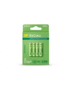 Gp Batería Recargable Recyko 3806 Pack 4X Aaa 650Mah Verde