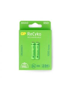 Gp 3870 Aaa Recargable Recyko 950Mah Blister de 2 Verde