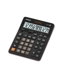 Casio | Calculadora De Mesa | 14 Digitos Margen | Utilidad |&nbsp;Gris