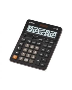 Casio | Calculadora De Mesa | 16 Digitos Margen | Utilidad | Gris