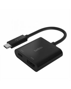 Belkin | Adaptador Usb C A Hdmi + Adaptador De Carga| Negro - Link Promo