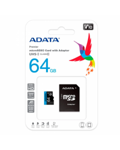 Memoria Micro Sd Con Adaptador Sd | 64Gb |  Uhs I Class10 A1  - Link Promo