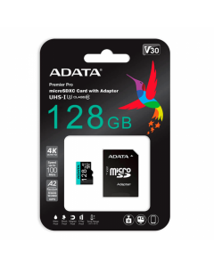 Memoria Micro Sd Con Adaptador Sd | 128 Gb | Uhs-I U3 | V30S | A2 | 100/85 Mb/S - Link Promo