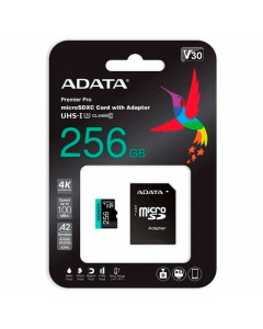 Memoria Micro Sd Con Adaptador Sd | 256Gb | Uhs-I U3 | V30S | A2 | 100/80 Mb/S - Link Promo