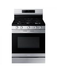 Estufa Con Horno A Gas | 6P3 | Acero Inoxidable | Airfryer | Convección Por Ventilador | Gris - Negro - Link Promo