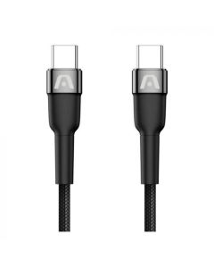 Cable Tipo-C A Tipo-C 100W Nylon Trenzado Dura Speed 6Ft/1.8M - Link Promo