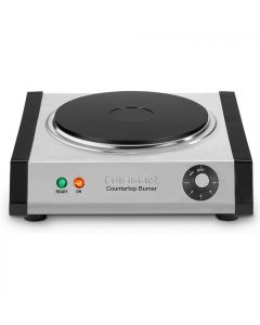 Estufa De Mesa Electrica | 1 Quemador | Gris - Link Promo