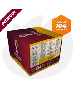 PANINI CAJA DE STICKERS FIFA WORLD CUP QATAR 2022 - 104 STICKERS