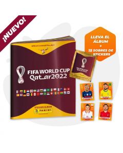 PANINI ÁLBUM FIFA WORLD CUP QATAR 2022 + 15 SOBRES DE STICKERS