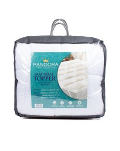 Pandora Protector de Colchón con Topper de 55 x 79 Pulgadas Full