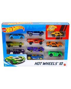 Hot Wheels Pack de 10 Carros Hot Wheels