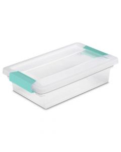 Sterilite Caja De Clips Pequeña 11' X 6 5/8' X 2 3/4' - Link Promo