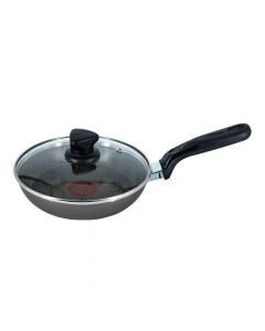 Imusa Sartén Antiadherente Con Tapa De Vidrio 18 Cm - Link Promo