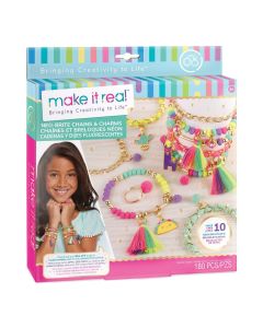 Make It Real Neo-Brite Chains & Charms Craft Activity Kit
