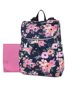 Baby Essentials Mochila con Bolsa de Pañales Floral