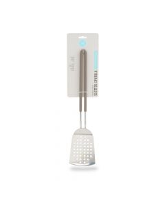Espátula Perforada con Mango de Silicon
