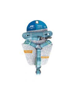 Animal Planet Pechera + Correa M - Light Blue