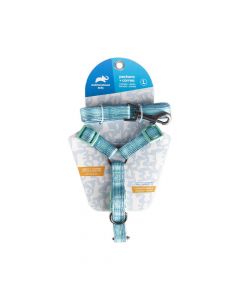 Animal Planet Pechera + Correa L - Light Blue