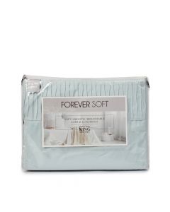 Intrend Juego de Sábanas Microfiber 4 Piezas - King - Aquamarine