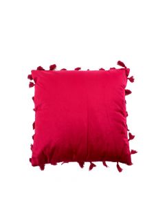 Venetian Cojín Decorativo con Pompones de 45 x 45 CM