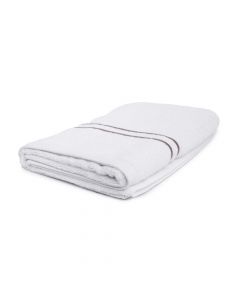 Aire Linens Toalla de Baño 30x60 Light Gray