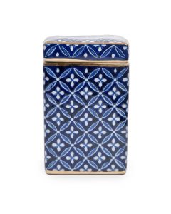 Venetian Envase Decorativo con Tapa de 13.5 x 10 x 21.5 CM