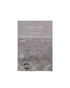 Set de Cortinas Rose Garden de 38 x 94 Pulgadas 2 Piezas Gray