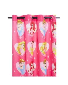 Disney Princess Cortina De Ventana Con Aros 140 X 213 Cm - Link Promo