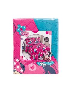 Disney Edredón Twin De Minnie Mouse Set De 2 Piezas - Link Promo