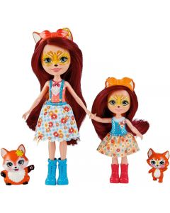 Enchantimals Mattel Felicity & Feana Fox