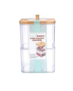Hds Trading Organizador de Bambú para Baño con 2 Compartimentos