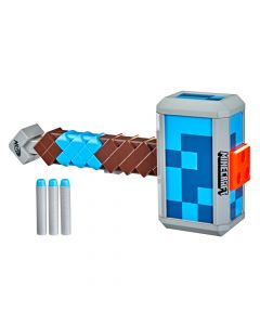 Nerf Minecraft Stormlander - Martillo lanzadardos