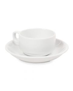 Bia Plato Bristo Demi con Taza de 4 OZ