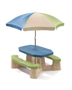 Step 2 Step2 Naturally Playful Picnic Table with Umbrella