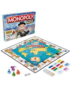 Hasbro Gaming Monopolio Viaja por el Mundo
