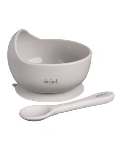 Elinfant Plato Hondo con Cuchara para Bebé