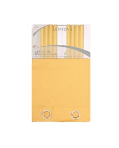 Chd Home Textiles Cortina Softline Con Aros 2 X 55 X 90 Mustard - Link Promo