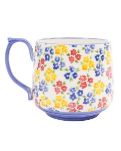Taza de Cerámica de Flores de 450 ML