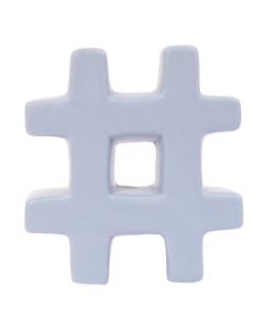 Concepts Adorno Decorativo Símbolo de Hashtag 14 x 5.2 x 15 CM
