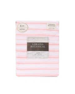 Set De Juego De Sabana Minoa 4 Piezas Blush King - Link Promo