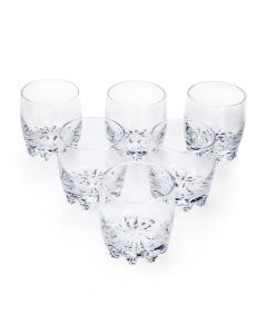 Pasabahce Vasos de Vidrio para Whiskey - 11 Oz Set de 6 Piezas