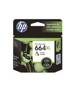 Hp Cartucho De Tinta 664Xl Tricolor Original (F6V30Al)