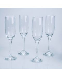 Pasabahce Copas de Champaña 7oz Set de 4 Piezas