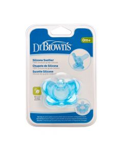 Dr Browns Chupón de Silicona Dr. Brown's - 0m - Color Azul
