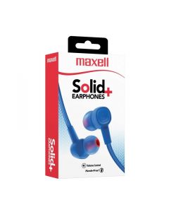 Maxell Audifonos Alámbricos Sin-8 Solid Azul