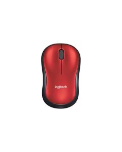 Logitech M185 Mouse Inalambrico Usb Compacto Para Mac Pc Chrome Rojo